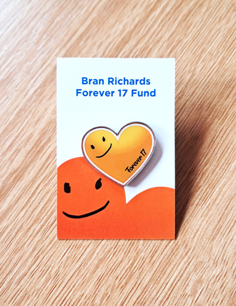Bran Richards Forever 17 Pin Badge